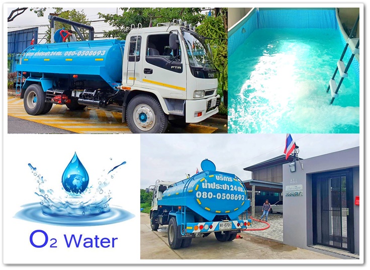 Bangkok water supply truck
